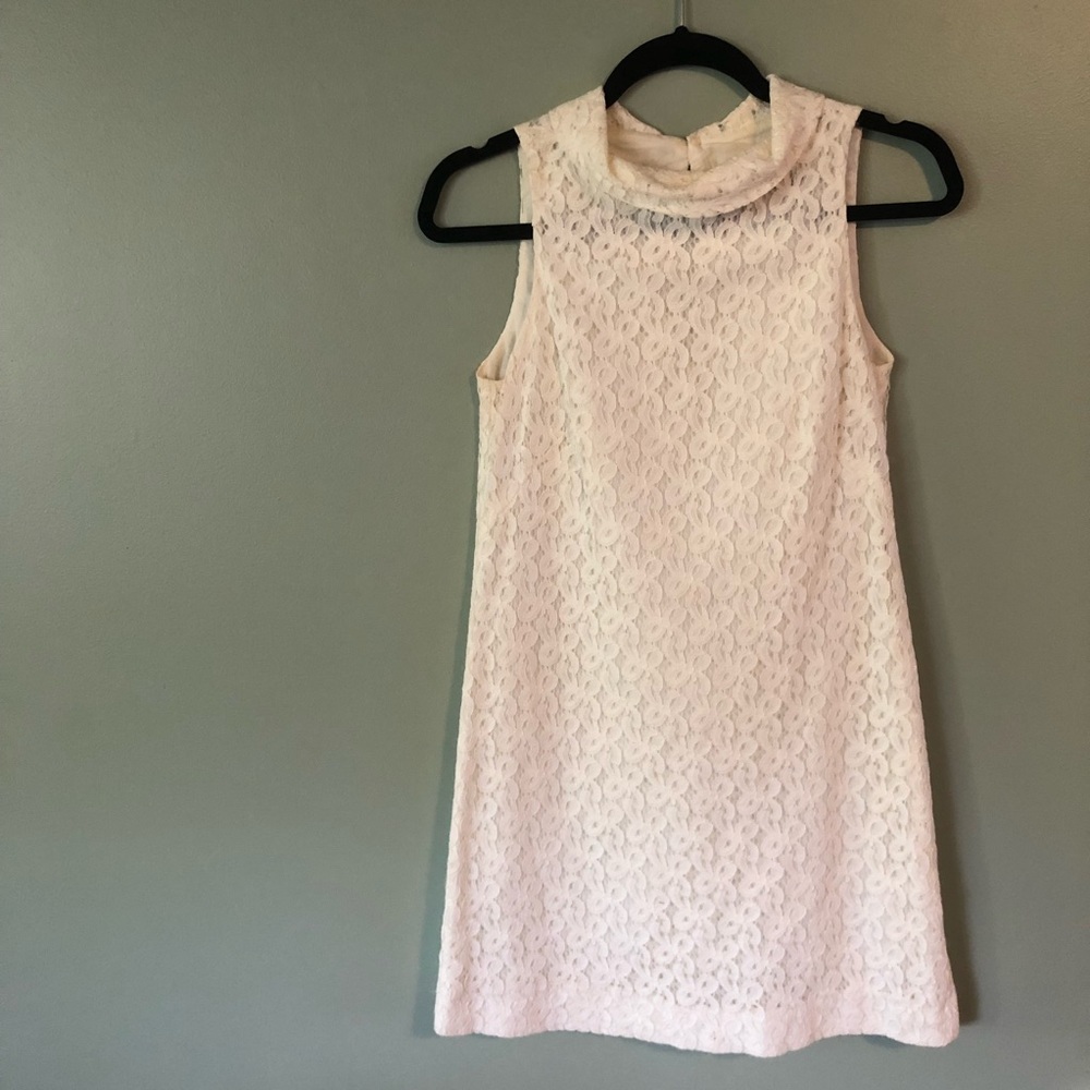 Size S Zara White Lace Mini Swing Dress
